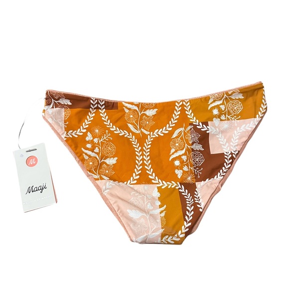 NWT Maaji Reversible Pink and Orange Bikini Bottom - Picture 4 of 6
